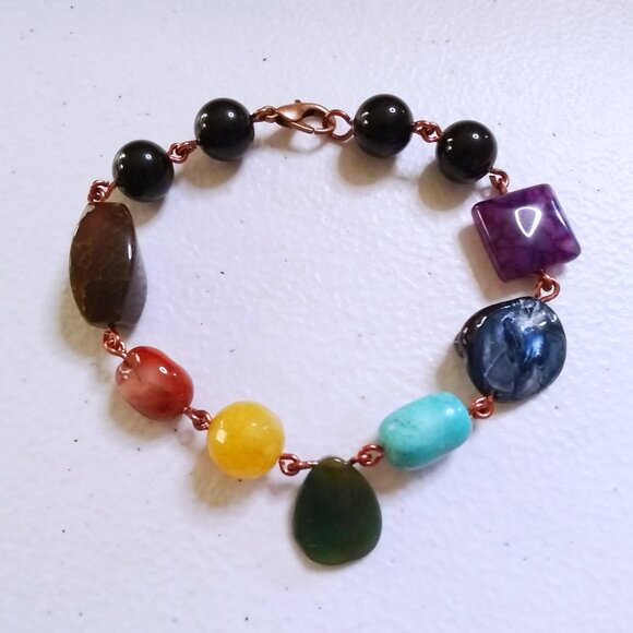 Spiritual Protection! Chakra Bracelet for Meditation + Re-Setting Energy Centers - Picture 1 of 9